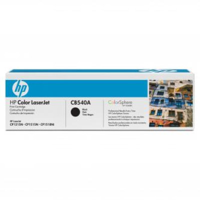 HP CB540A (125A), originální toner, černý, 2200 stran