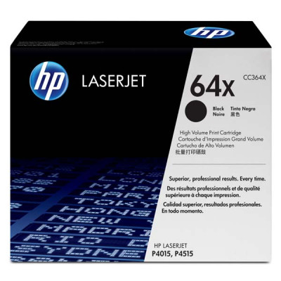 HP CC364X (64X), originální toner, černý, 24000 stran