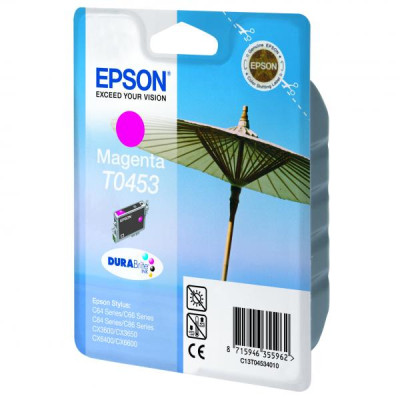 Epson T0453 (C13T045340), originální inkoust, purpurový, 250 stran (8 ml)