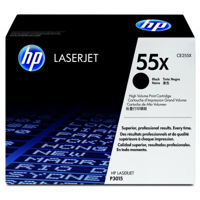 HP CE255X (55X), originální toner, černý, 12500 stran