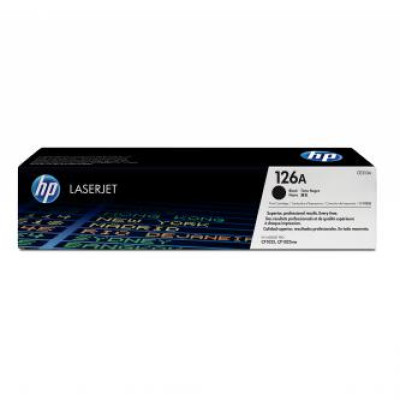 HP CE310A (126A), originální toner, černý, 1200 stran