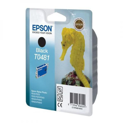 Epson T0481 (C13T048140), originální inkoust, černý, 630 stran (13 ml)