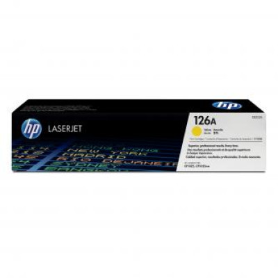 HP CE312A (126A), originální toner, žlutý, 1000 stran