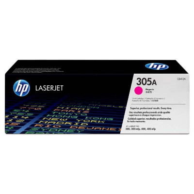 HP CE413A (305A), originální toner, purpurový, 2600 stran