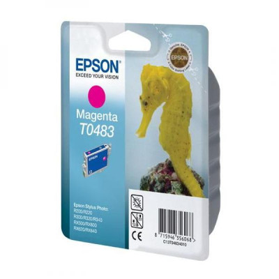 Epson T0483 (C13T048340), originální inkoust, purpurový, 430 stran (13 ml)