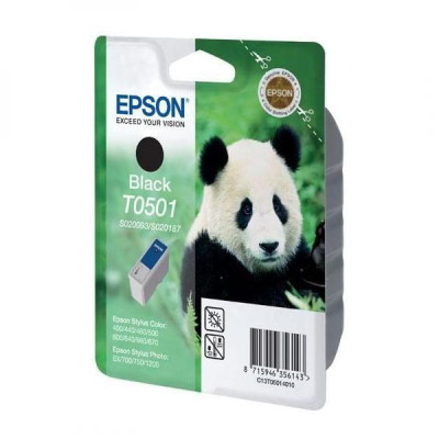 Epson T0501 (C13T05014010), originální inkoust, černý, 540 stran (15 ml)