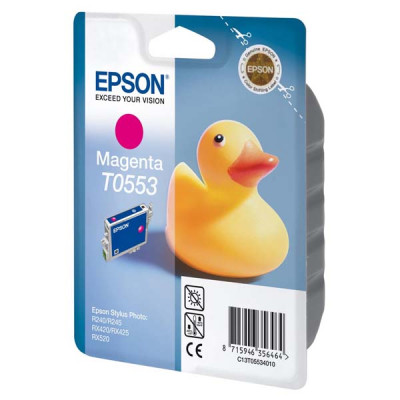 Epson T0553 (C13T055340), originální inkoust, purpurový, 290 stran (8 ml)