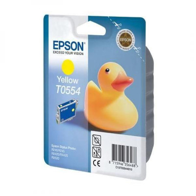 Epson T0554 (C13T055440), originální inkoust, žlutý, 290 stran (8 ml)