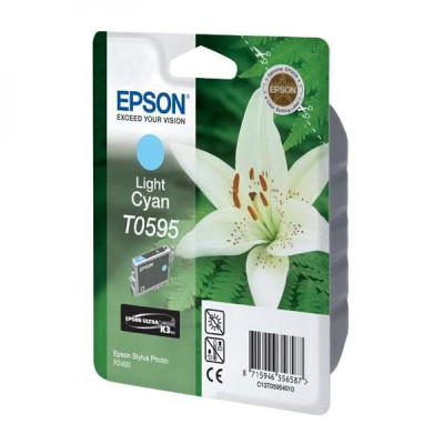 Epson T0595 (C13T059540), originální inkoust, světle azurový, 13 ml