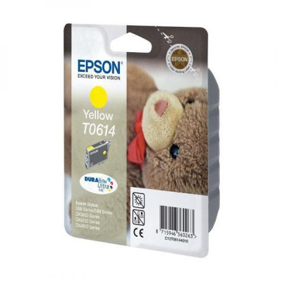 Epson T0614 (C13T06144010), originální inkoust, žlutý, 250 stran (8 ml)