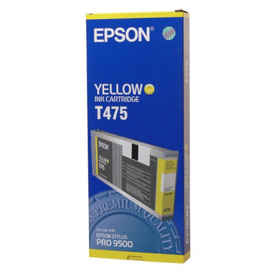 Epson T475 (C13T475011), originální inkoust, žlutý, 220 ml