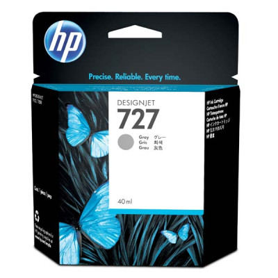 HP B3P18A (727), originální inkoust, šedý, 40 ml