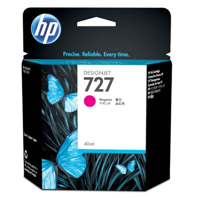 HP B3P14A (727), originální inkoust, purpurový, 40 ml