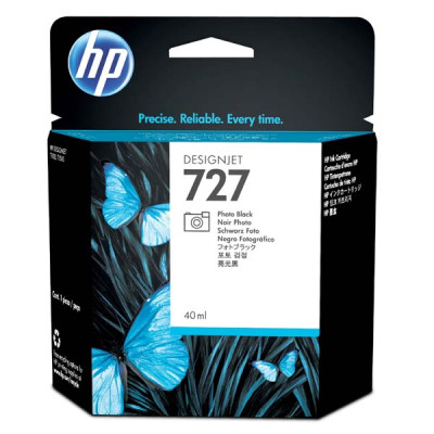 HP B3P17A (727), originální inkoust, photo černý, 40 ml