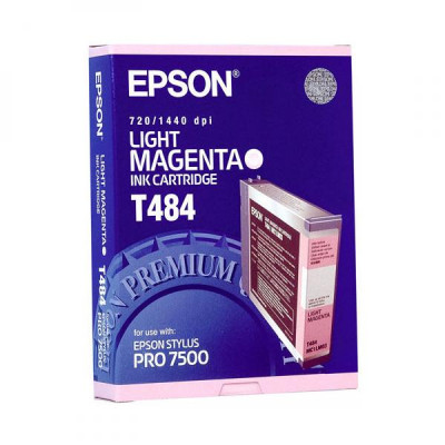 Epson T484 (C13T484011), originální inkoust, světle purpurový, 110 ml