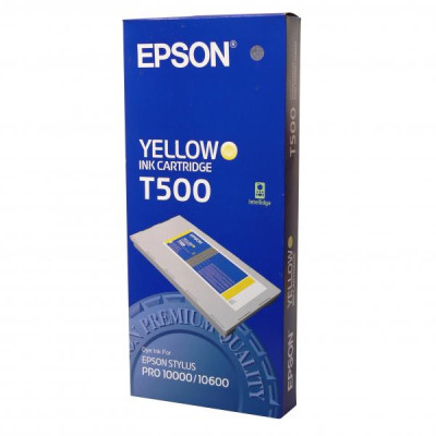 Epson T500 (C13T500011), originální inkoust, žlutý, 500 ml