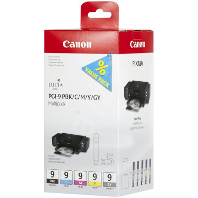 Canon PGI-9MBK/PC/PM/R/G (1033B011, 1033B013), originální inkoust, MBK/PC/PM/R/G