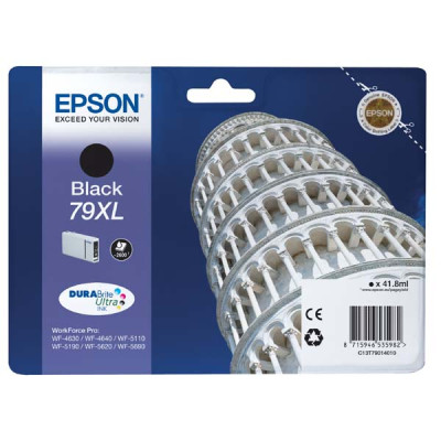 Epson T7901XL (C13T79014010), originální inkoust, černý, 2600 stran (42 ml)