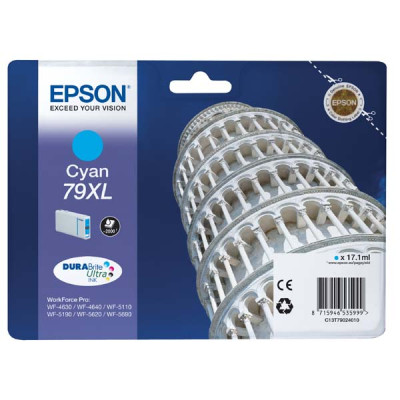 Epson T7902XL (C13T79024010), originální inkoust, azurový, 2000 stran (17 ml)