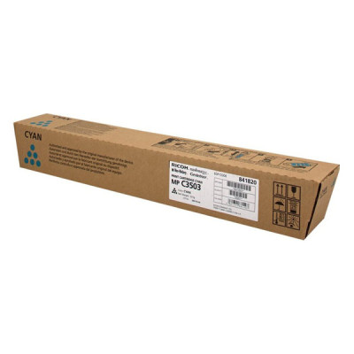 Ricoh 841820, originální toner, azurový, 18000 stran