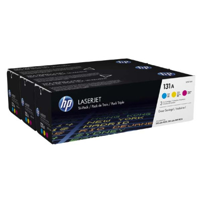 HP U0SL1AM (131A), originální toner, CMY, 3 × 1800 stran, 3-pack