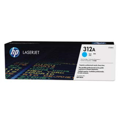 HP CF381A (312A), originální toner, azurový, 2700 stran