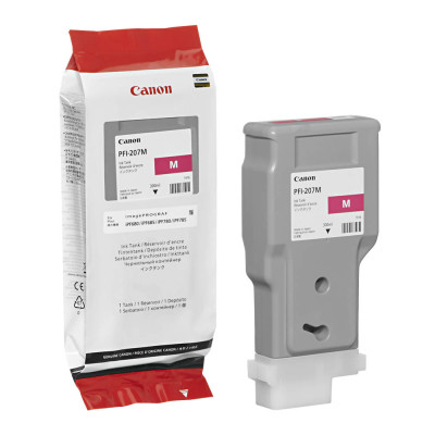 Canon PFI-207M (8791B001), originální inkoust, purpurový, 300 ml