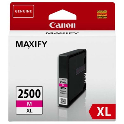 Canon PGI-2500M XL (9266B001), originální inkoust, purpurový, 19,3 ml, XL