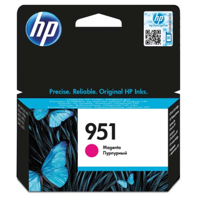 HP CN051AE (951), originální inkoust, purpurový, 700 stran