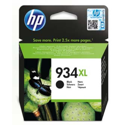 HP C2P23AE (934XL), originální inkoust, černý, 1000 stran (25,5 ml)