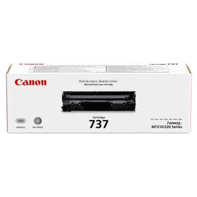 Canon CRG-737Bk (9435B002), originální toner, černý, 2400 stran