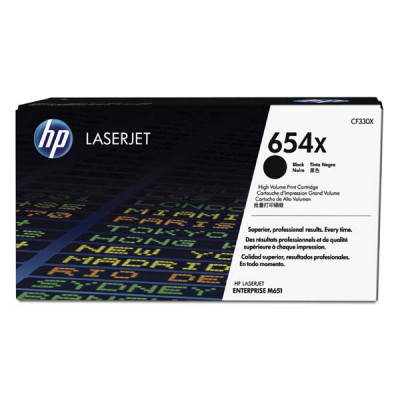 HP CF330X (654X), originální toner, černý, 20500 stran