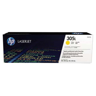 HP CE412L (305L), originální toner, žlutý, 1400 stran