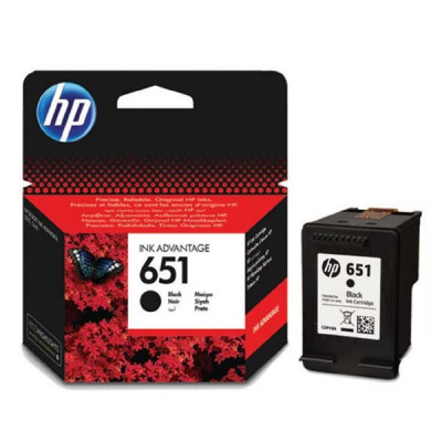 HP C2P10AE (651), originální inkoust, černý, 600 stran