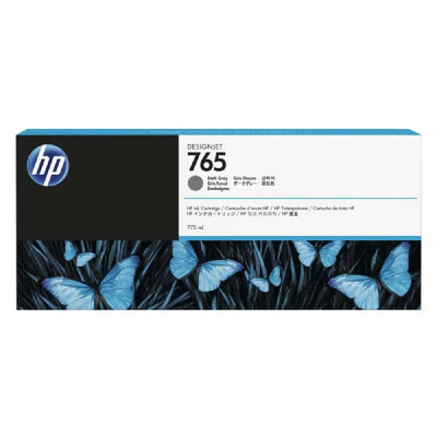 HP F9J54A (765), originální inkoust, tmavě šedý, 775 ml