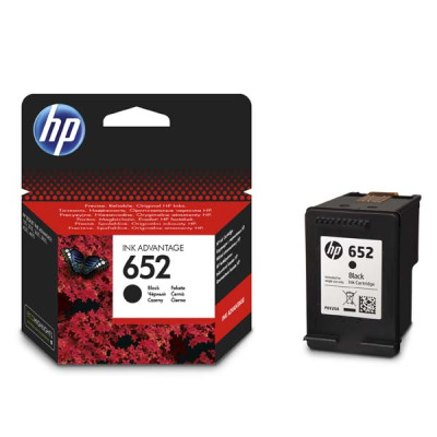 HP F6V25AE (652), originální inkoust, černý, 360 stran (6 ml)