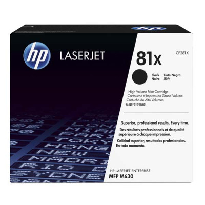 HP CF281X (81X), originální toner, černý, 25000 stran