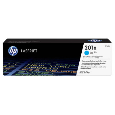 HP CF401X (201X), originální toner, azurový, 2300 stran