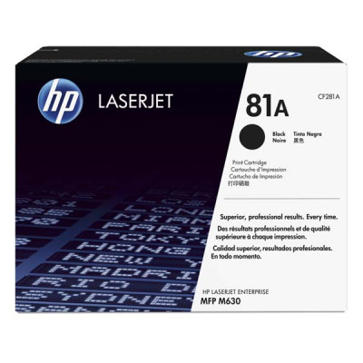 HP CF281A (81A), originální toner, černý, 10500 stran