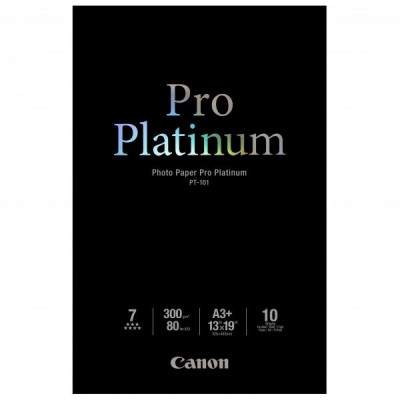 Canon Photo Paper Pro Platinum, foto papír, lesklý, bílý, A3+, 300 g/m2, 10 ks, PT-101 A3+, inkoustový