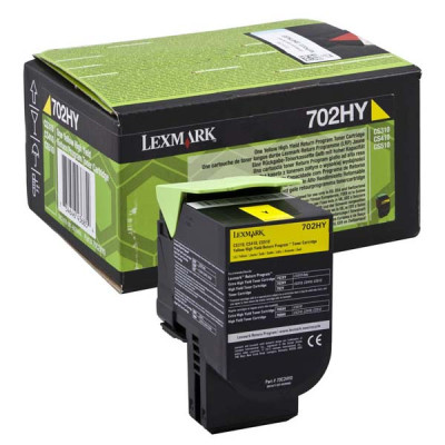 Lexmark 70C2HY0 (70C2HYE), originální toner, žlutý, 3000 stran