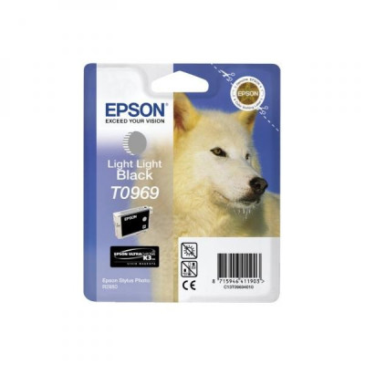 Epson T0969 (C13T09694010), originální inkoust, světle světle černý, 13 ml