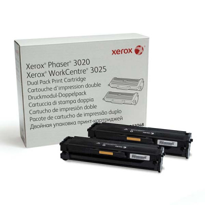 Xerox 106R03048, originální toner, černý, 2 × 1500 stran, 2-pack