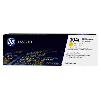 HP CC532L (304L), originální toner, žlutý, 1400 stran