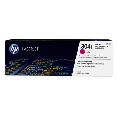 HP CC533L (304L), originální toner, purpurový, 1400 stran