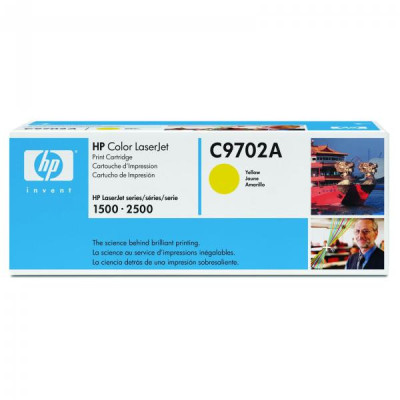 HP C9702A (121A), originální toner, žlutý, 4000 stran