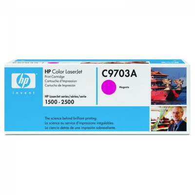 HP C9703A (121A), originální toner, purpurový, 4000 stran