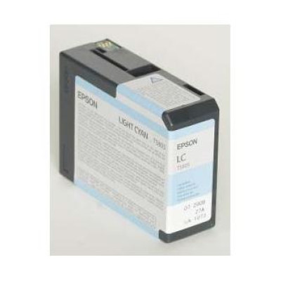 Epson T5805 (C13T580500), originální inkoust, světle azurový, 80 ml