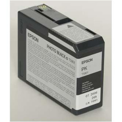 Epson T5801 (C13T580100), originální inkoust, photo černý, 80 ml