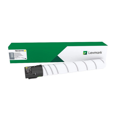 Lexmark 76C0HY0, originální toner, žlutý, 34000 stran